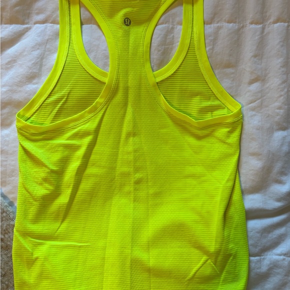 Neon Yellow Racerback Tank Top - Picture 3 of 3